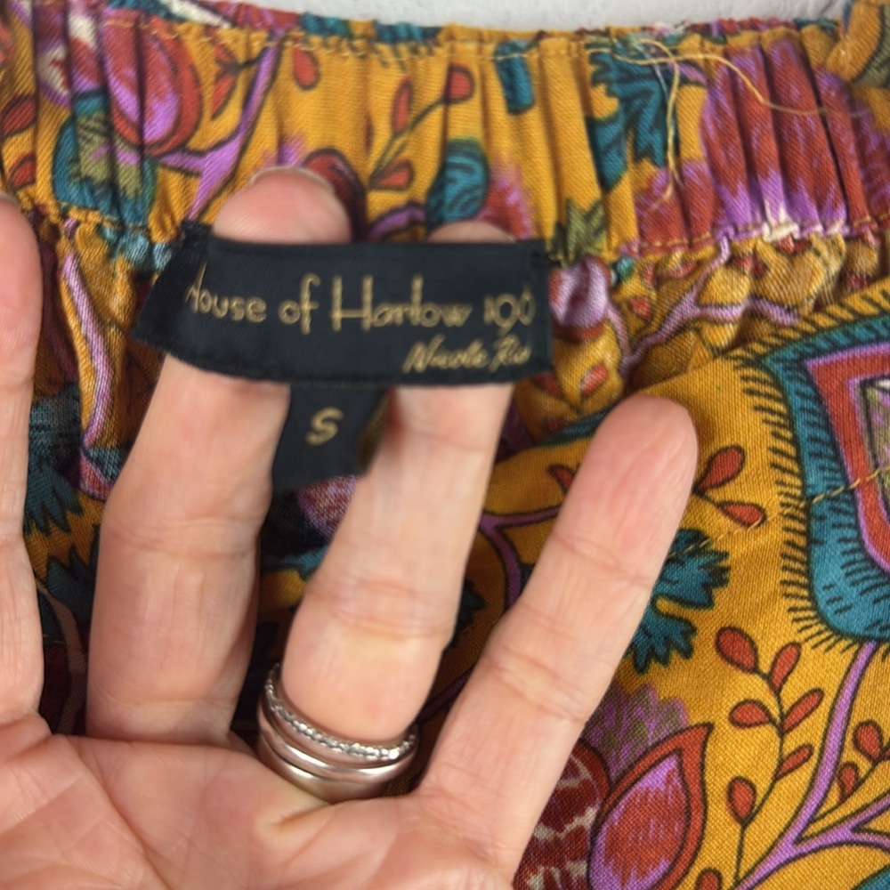House of Harlow 1960 Nicole Richie Jackie Mustard Yellow - Picture 5 of 10